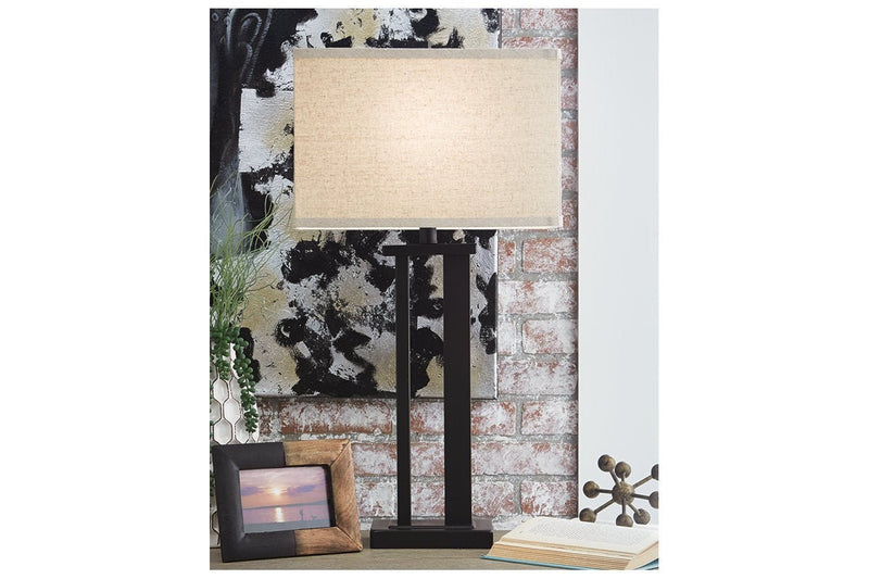 Aniela Bronze Finish Table Lamp (Set of 2) - DMV FurnitureTable Lamp Pair