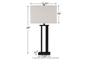 Aniela Bronze Finish Table Lamp (Set of 2) - DMV FurnitureTable Lamp Pair