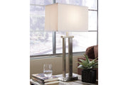 Aniela Silver Finish Table Lamp (Set of 2) - DMV FurnitureTable Lamp Pair
