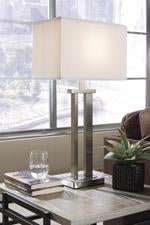 Aniela Silver Finish Table Lamp (Set of 2) - DMV FurnitureTable Lamp Pair