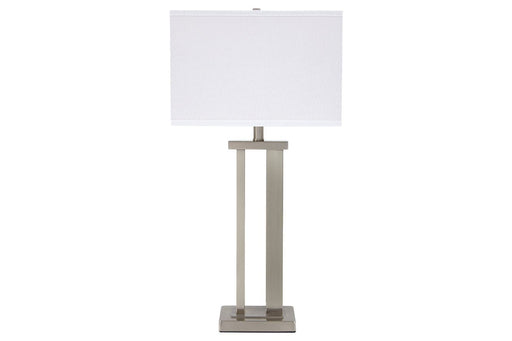Aniela Silver Finish Table Lamp (Set of 2) - DMV FurnitureTable Lamp Pair