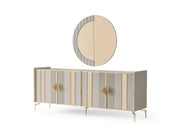 Antik Diningroom (Consol With Mirror & Dining Table & 6 Dining Chair) - 200-ALT-ANT-DT-6-SET
