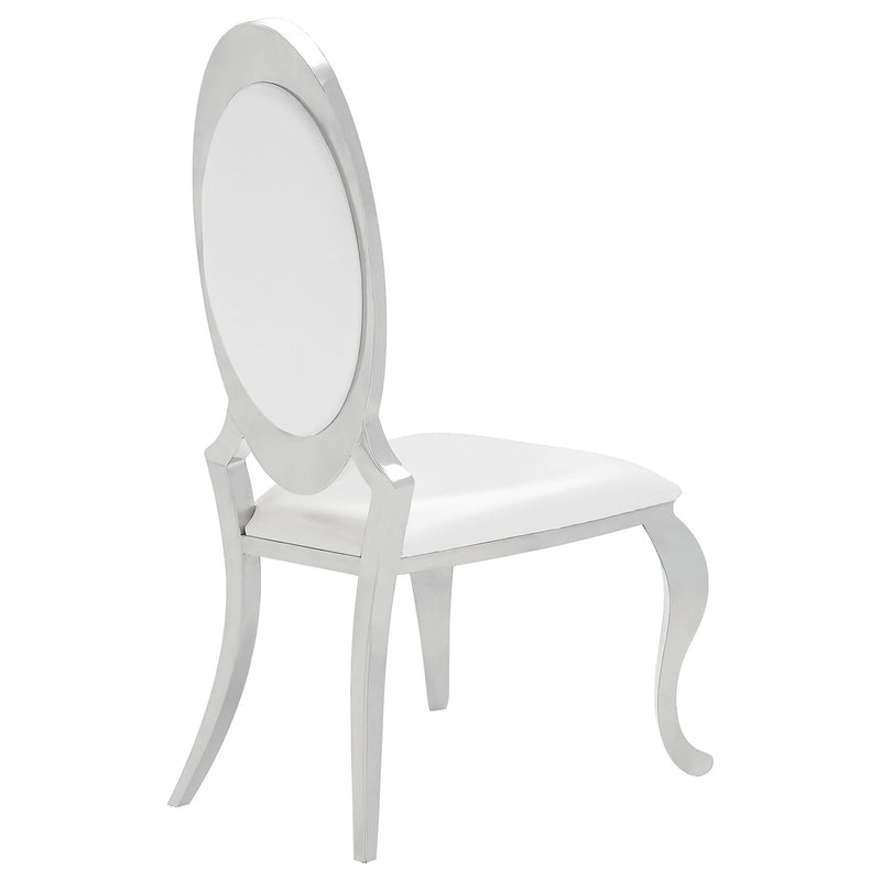 Antoine Upholstered Dining Chair Cream White (Set of 2) - 107872N
