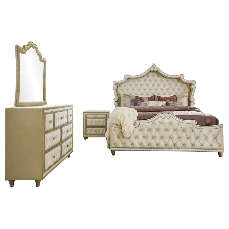 Antonella 4-piece California King Bedroom Set Ivory  - 223521KW-S4