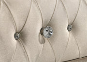Antonella 7-drawer Upholstered Dresser Ivory and Camel - 223523