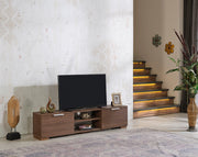 April Tv Stand Walnut in Walnut - 721-APR-TV-WALNUT