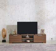April Tv Stand Walnut in Walnut - 721-APR-TV-WALNUT