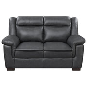 Arabella 2-piece Upholstered Padded Arm Sofa Set Grey - 506591-S2