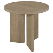 Aragon 2-Piece Round Coffee and End Table Set Latte - 706678-S2