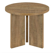 Aragon 2-Piece Round Coffee and End Table Set Mango - 706668-S2