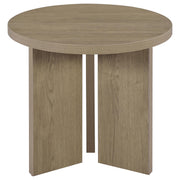 Aragon 3-Piece Round Coffee and End Table Set Latte - 706678-S3