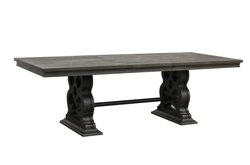 Arasina Dark Pewter Extendable Dining Set - DMV FurnitureDining Room Set