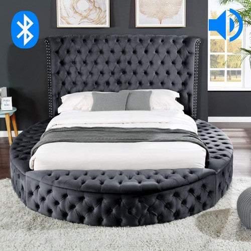 ARC- KING BED GREY - ARC- KING BED GREY
