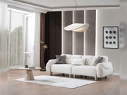 Arden 4-pieces (2 Sofa & 2 Chair) Livingroom in Cream - Brown - 200-ELIF-ARD-A600-3311