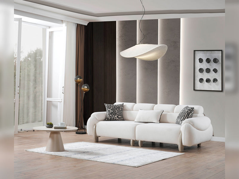 Arden Convertible Sofa in Cream - 200-ELIF-ARD-A600-3