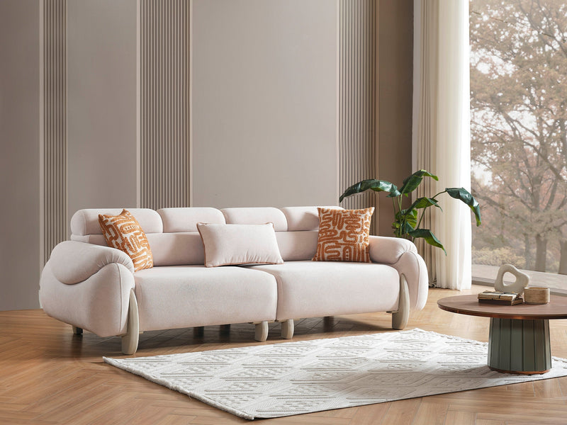 Arden Convertible Sofa in Cream - 200-ELIF-ARD-A600-3