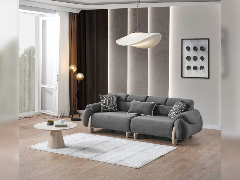 Arden Convertible Sofa in White - 200-ELIF-ARD-A601-3