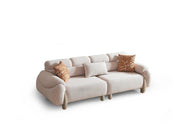 Arden Convertible Sofa in White - 200-ELIF-ARD-A601-3