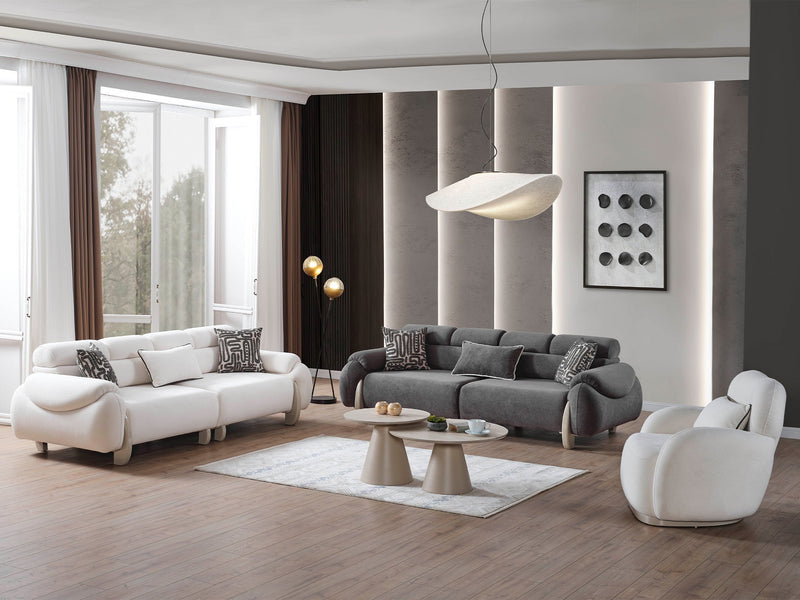 Arden Convertible Sofa in White - 200-ELIF-ARD-A601-3
