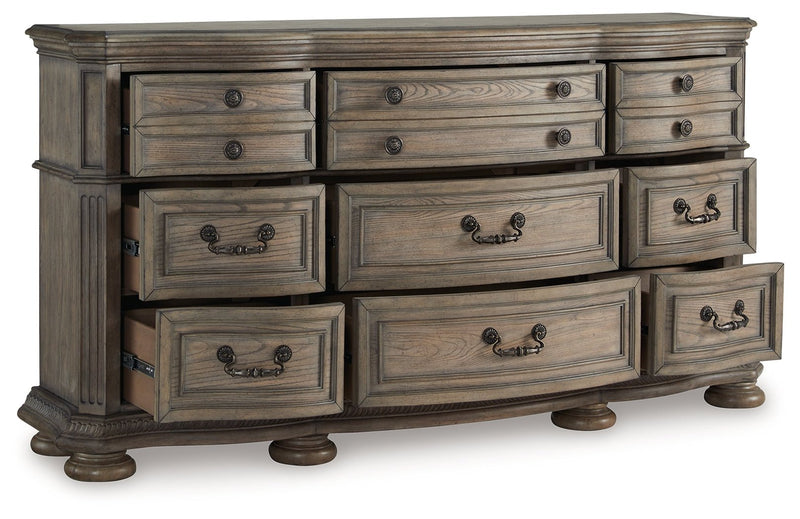 Ardenfield Light Brown Upholstered Sleigh Bedroom Set - DMV FurnitureBedroom Set