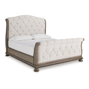 Ardenfield Light Brown Upholstered Sleigh Bedroom Set - DMV FurnitureBedroom Set