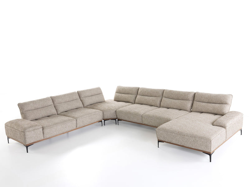 Aref Sectional Sofa in Beige - 200-ZEN-ARE-S