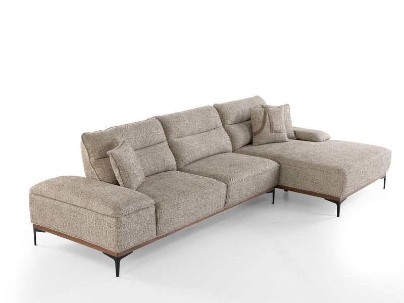 Aref Sectional Sofa in Beige - 200-ZEN-ARE-S