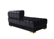 Ariana Black Velvet Double Chaise Sectional - DMV FurnitureSectional