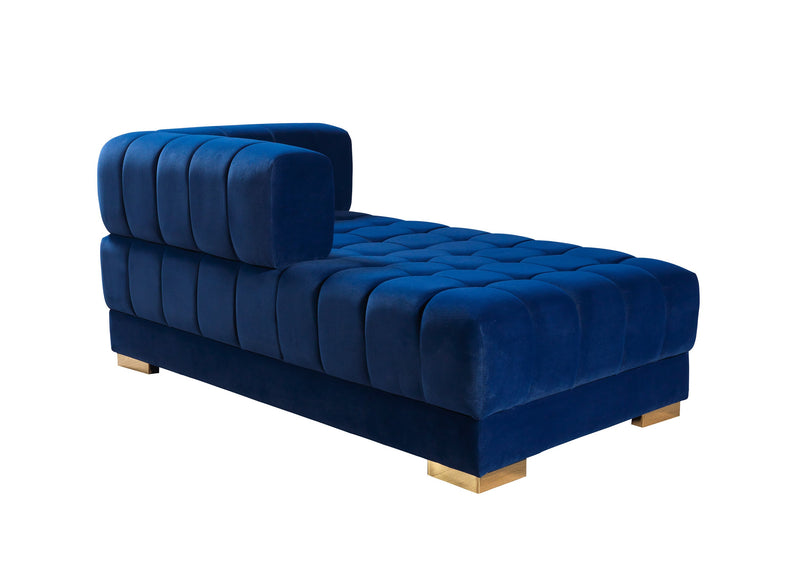 Ariana Blue Velvet Double Chaise Sectional - DMV FurnitureSectional