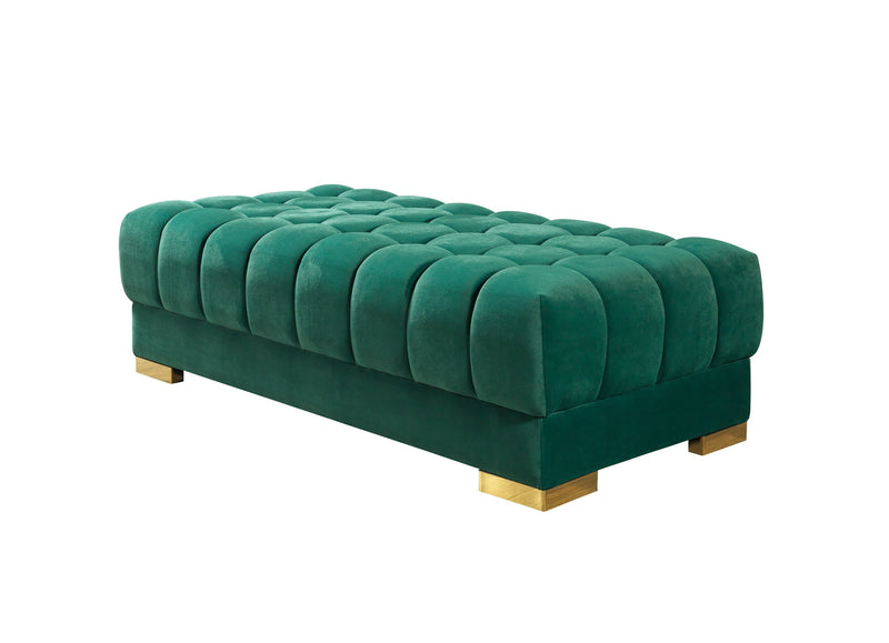 Ariana Green Velvet Double Chaise Sectional [ETA: 3/10] - ARIANAGREEN-SEC