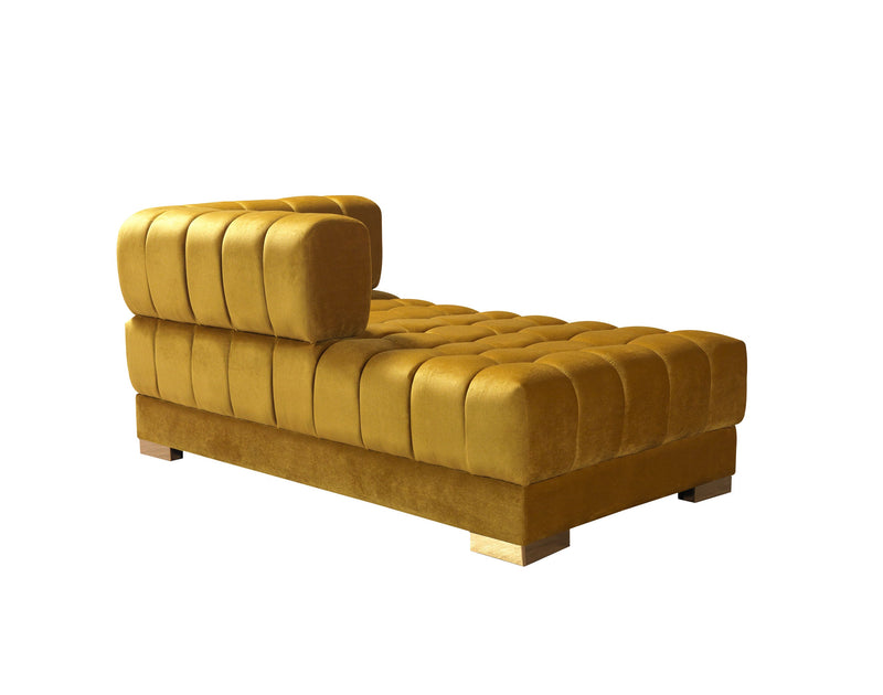 Ariana Mustard Velvet Double Chaise Sectional - DMV FurnitureSectional