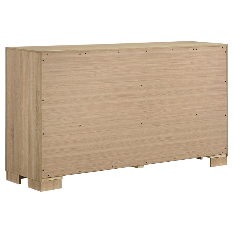 Arielle 4-piece Queen Bedroom Set Light Oak - 223111Q-S4