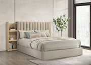 Arielle Queen Bookcase Panel Storage Bed Light Oak - 223111Q
