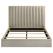 Arielle Queen Bookcase Panel Storage Bed Light Oak - 223111Q