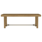 Arini 104-inch Extension Leaf Dining Table Sand Wash - 108931