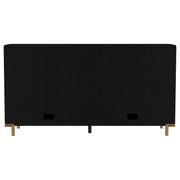 Arini 2-drawer Cane Door Dining Sideboard Server Black - 108935BLK