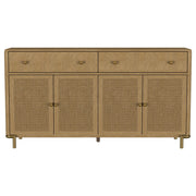 Arini 2-drawer Cane Door Dining Sideboard Server Sand Wash - 108935SWD