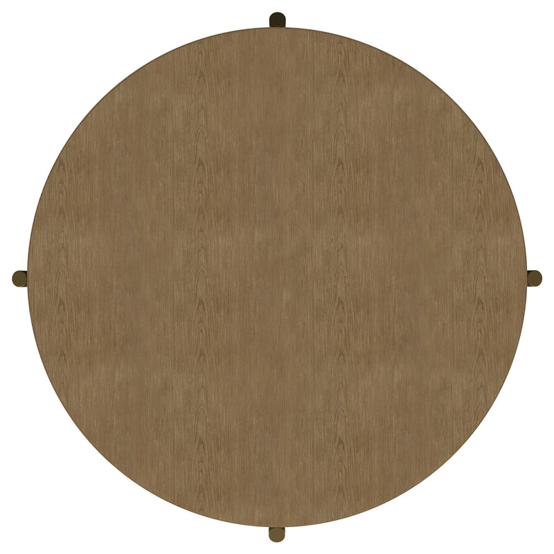 Arini 2-piece Round Coffee and End Table Set Sand Wash - 706188-S2