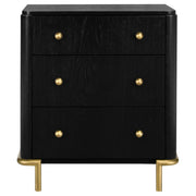Arini 3-drawer Nightstand Black - 224332