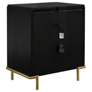 Arini 3-drawer Nightstand Black - 224332
