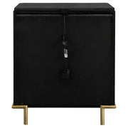 Arini 3-drawer Nightstand Black - 224332