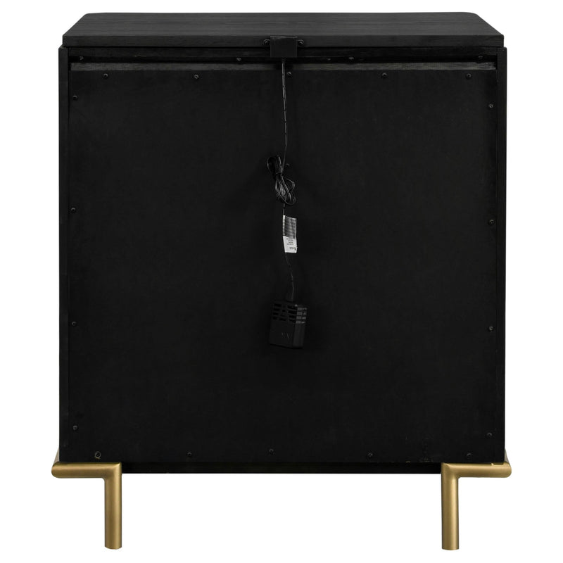 Arini 3-drawer Nightstand Black - 224332