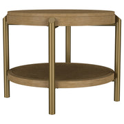 Arini 3-piece Round Coffee and End Table Set Sand Wash - 706188-S3