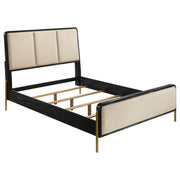 Arini 4-piece Queen Bedroom Set Cream and Black - 224331QCRM-S4
