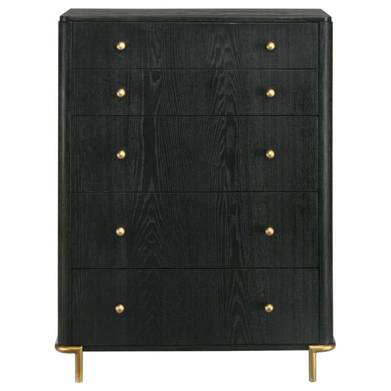 Arini 5-drawer Bedroom Chest Black - 224335