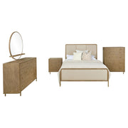 Arini 5-piece California King Bedroom Set Cream and Sand Wash - 224301KWCRM-S5