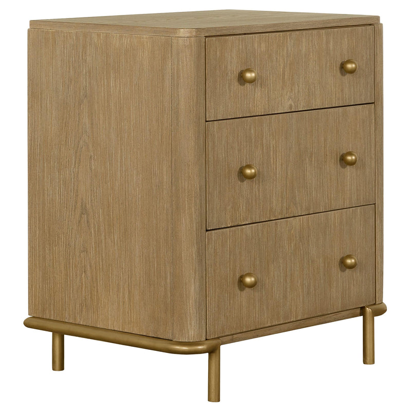 Arini 5-piece California King Bedroom Set Cream and Sand Wash - 224301KWCRM-S5