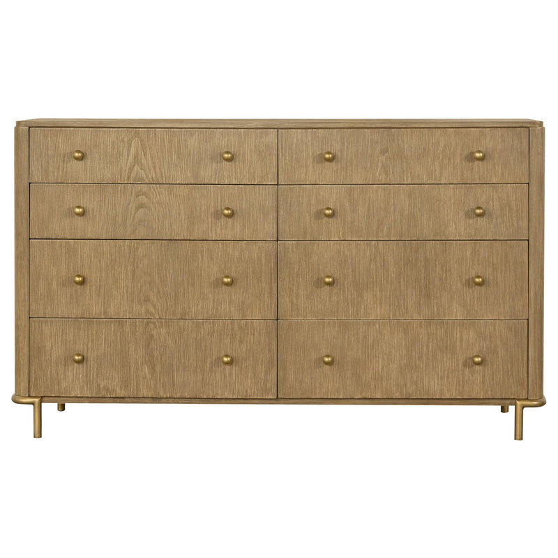 Arini 5-piece California King Bedroom Set Cream and Sand Wash - 224301KWCRM-S5