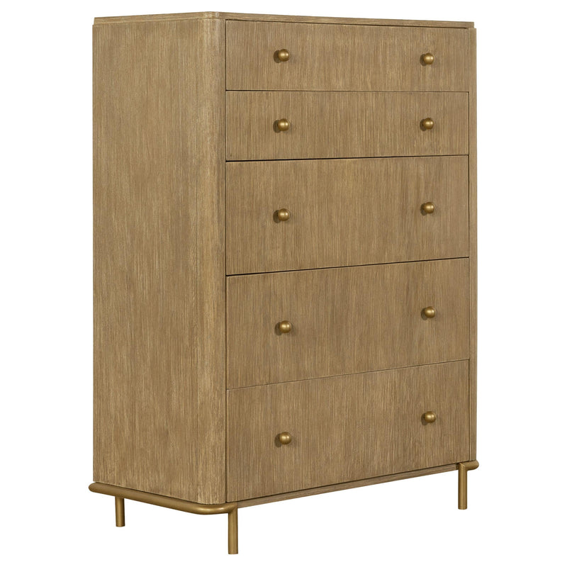 Arini 5-piece Eastern King Bedroom Set Sand Wash - 224300KE-S5