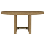 Arini 5-piece Round Dining Table Set Sand Wash and Black - 108930-S5B